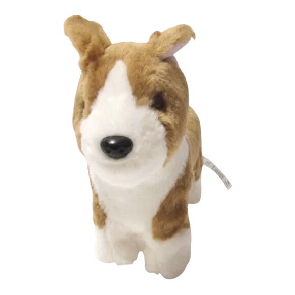 American Girl Corgi Dog Plush Doll Pet Puppy Toy & Bone Magnetic Holds Gift Bag - Picture 4 of 9